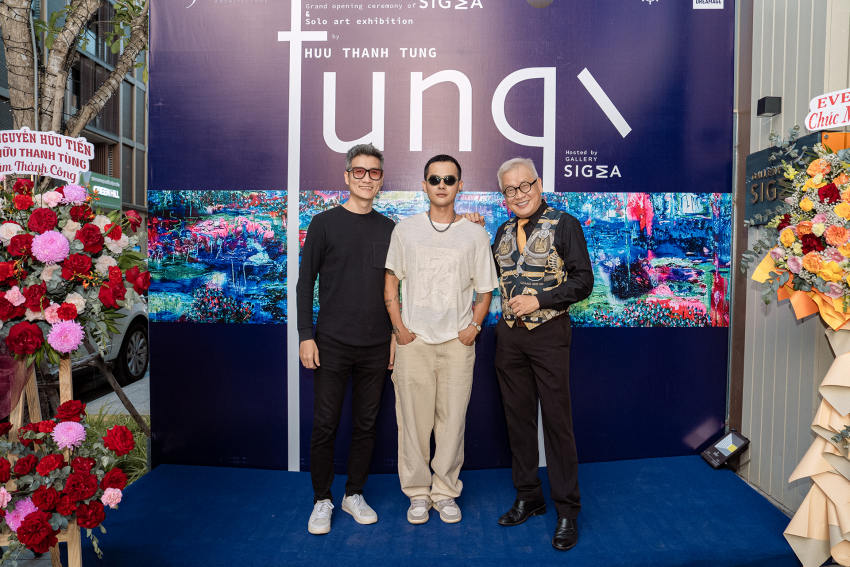 CEO Nguyễn Trường Giang tham dự khai mạc triển lãm cá nhân “TUNG ” của họa sĩ Hữu Thanh Tùng tại Sigma Gallery